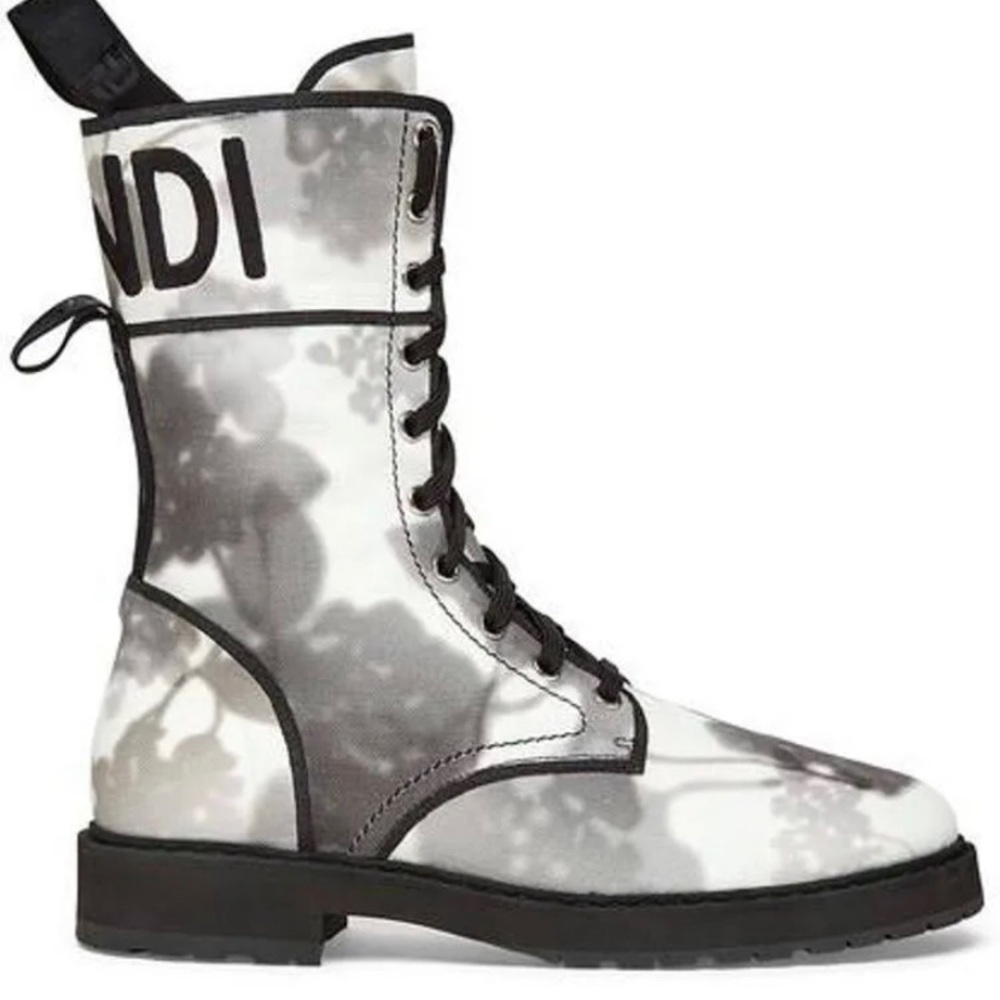 Fendi Combat Boots shoes Tie Dye NEW NIB 36